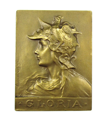 France c.1910 'Gloria' 60mm Plaque - By Rasumny