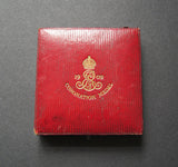 1902 Edward VII Coronation 55mm Silver Medal - Cased