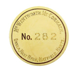 19th Century Zoological Society Of London Admission 40mm Token