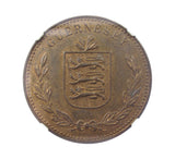 Guernsey 1938 H 8 Doubles - NGC MS63RB