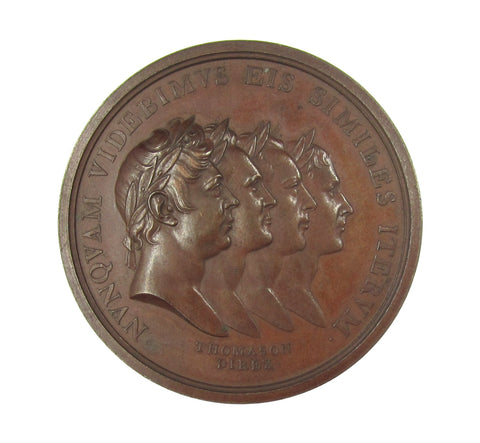 1814 Treaty Of Paris Peace In Europe 48mm Medal - By Thomason