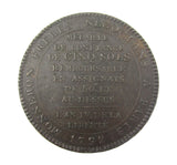 France 1792 5 Cinque Sols Token - VF