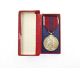 1953 Elizabeth II Civil Issue Coronation Medal On Ribbon - Boxed