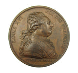 France 1789 Louis XVI Returns To Paris 53mm Medal
