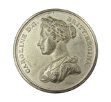 1820 Return Of Queen Caroline To England 40mm Medal - By Kempson