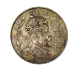 1901 Accession Of Edward VII 39mm Silver Medal - By Moore
