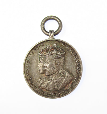 1902 Edward VII Coronation 22mm Silver Medal - By Fenwick