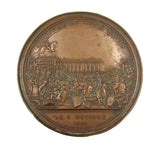 France 1789 Entry Of Louis Into Paris 85mm Medal - By Andrieu