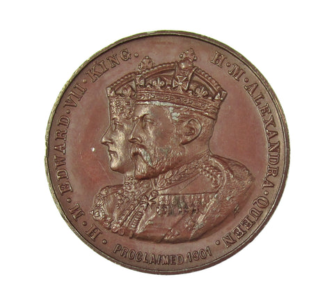 1902 Edward VII Coronation 32mm Medal - By Fenwick