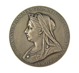 1897 Victoria Diamond Jubilee 56mm Silver Medal - Cased