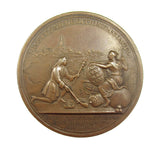 1711 Bouchain Taken 44mm Bronze Medal - By Croker