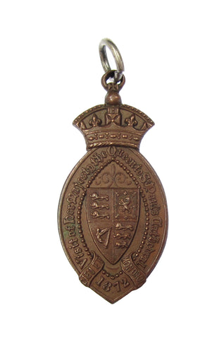 1872 National Thanksgiving Recovery Of Prince Of Wales Bronze Medalet