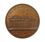 1844 Opening Of The Royal Exchange 38mm Bronze Medal - By Taylor