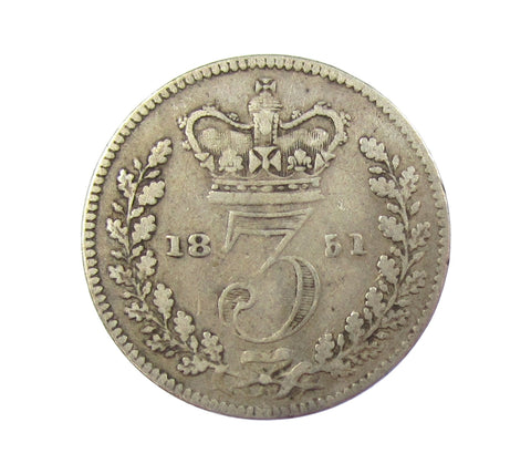 Victoria 1851 Threepence - Fine