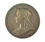1897 Victoria Diamond Jubilee 56mm Silver Medal - Cased