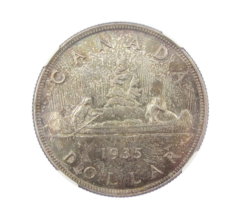 Canada 1935 $1 One Dollar - NGC MS64