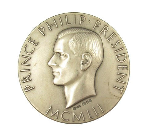 1952 Prince Philip Royal Society Of Arts 57mm Silver Medal