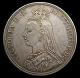 Victoria 1887 Crown - GVF