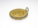 1905 Centenary Of The Battle Of Trafalgar 22mm Medal In Glass Mount