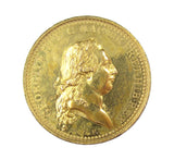 1789 George III Recovery Of Health 35mm Gilt Medal - By Droz