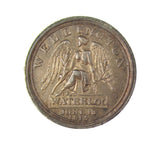 1815 Battle Of Waterloo 20mm Silver Medal