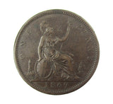 Victoria 1869 Penny - VF