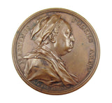 1740 Martin Folkes 54mm Bronze Medal - By Dassier