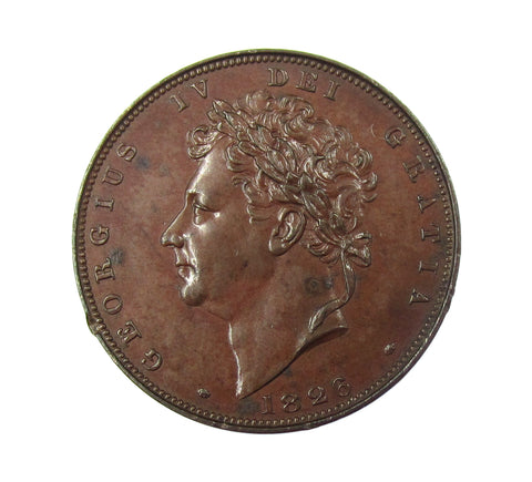 George IV 1826 Farthing - Bronzed Proof