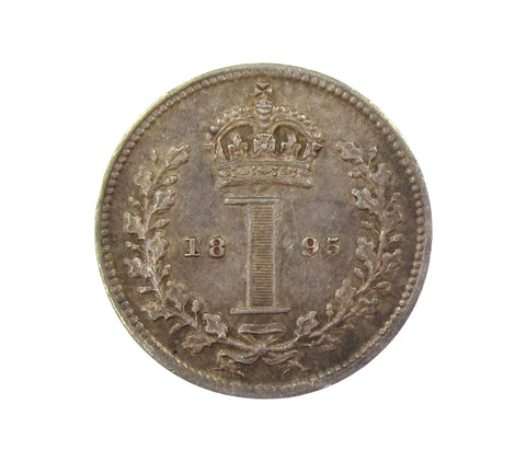 Victoria 1895 Maundy Penny - EF