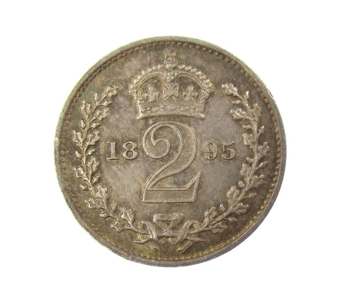 Victoria 1895 Maundy Twopence - EF