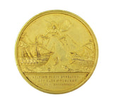 1797 Battle Of Cape St Vincent 41mm Gilt Bronze Medal - By Mills