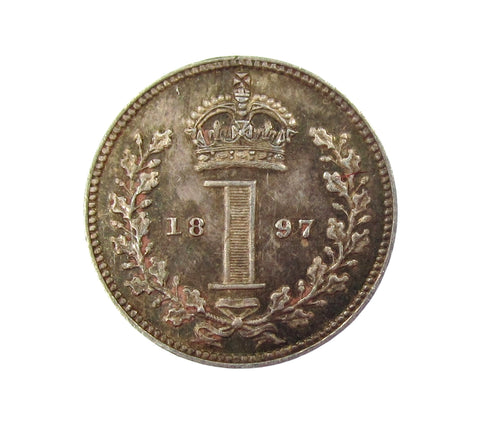 Victoria 1897 Maundy Penny - EF