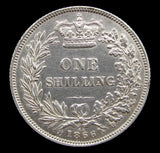 Victoria 1866 Shilling - NEF
