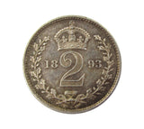 Victoria 1893 Maundy Threepence & Twopence