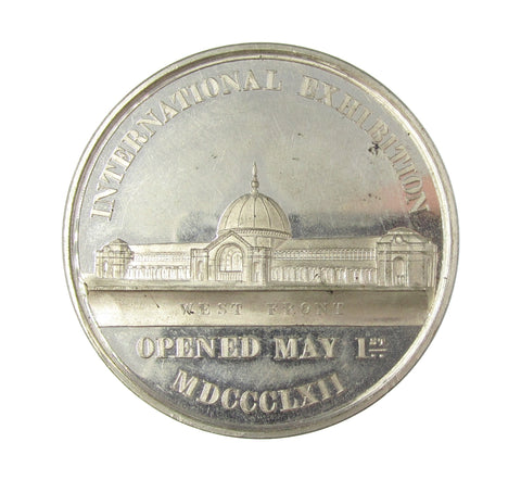 1862 International Exhibition London 51mm WM Medal - By Pinches