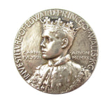 1911 Investiture Of Edward Prince Of Wales Silver Medal - Cased
