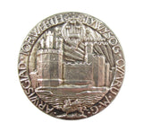 1911 Investiture Of Edward Prince Of Wales Silver Medal - Cased