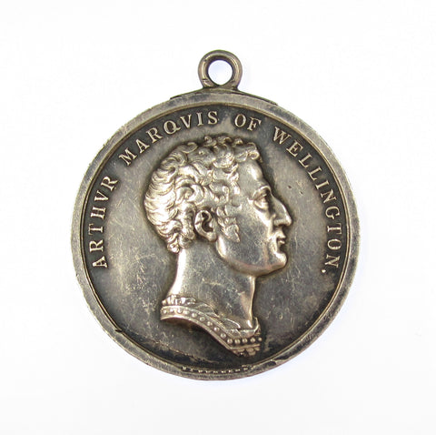 1814 Spain Delivered Duke Of Wellington 39mm Silver Medal