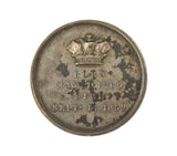 1852 Death Of The Duke Of Wellington 23mm Silver Medal - By Pinches