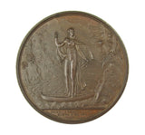 1832 Death Of Sir Walter Scott 49mm Medal - By Bain