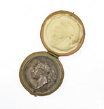 1821 Coronation Of George IV 35mm Silver Medal - By Pistrucci
