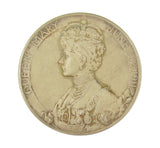 1911 George V Coronation 51mm Silver Medal - Cased