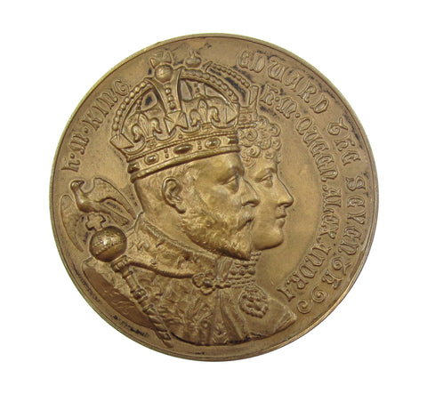 1902 Edward VII Coronation 45mm Cased Medal - By Moore