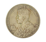 1911 George V Coronation 51mm Silver Medal - Cased