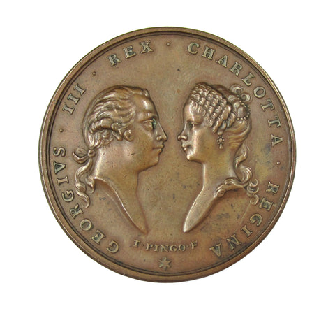 1762 Birth Of George Prince Of Wales 40mm Medal - By Pingo