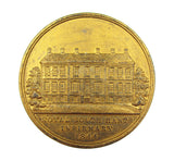1844 Hampshire Infirmary 44mm Gilt WM Medal - By Davis