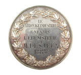 France 1885 Industrial Cabinetmaking 51mm Silver Medal