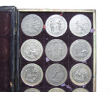 c.1830 Volume V Set Of 12 x Holy Scripture 73mm Medals - By Thomason