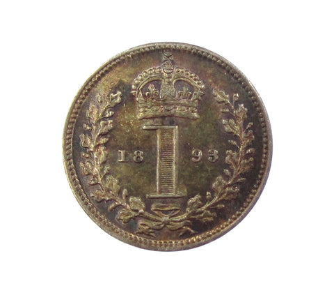 Victoria 1893 Maundy Penny - UNC