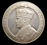 1937 Edward VIII Coronation 29mm Silver Medal - By Pinches